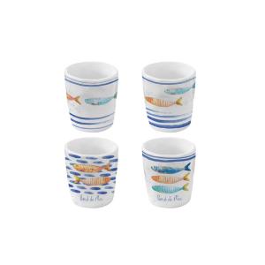 Easy Life Bord De Mer Set 4 Bicchierini